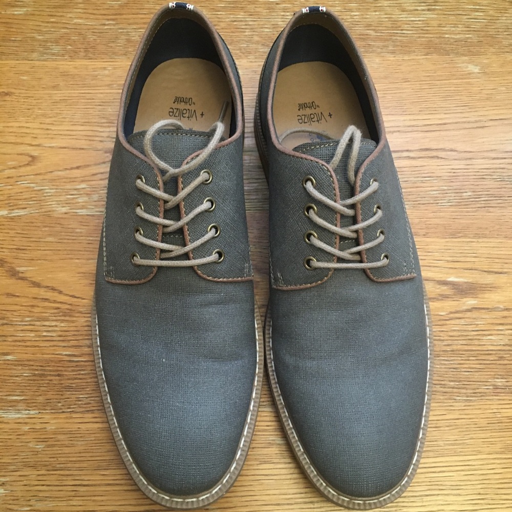 Gray / Grey Sonoma Oxford Dress Shoes